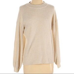 Gap long sleeve pullover sweater women’s xs cream, neutral, quiet, luxury